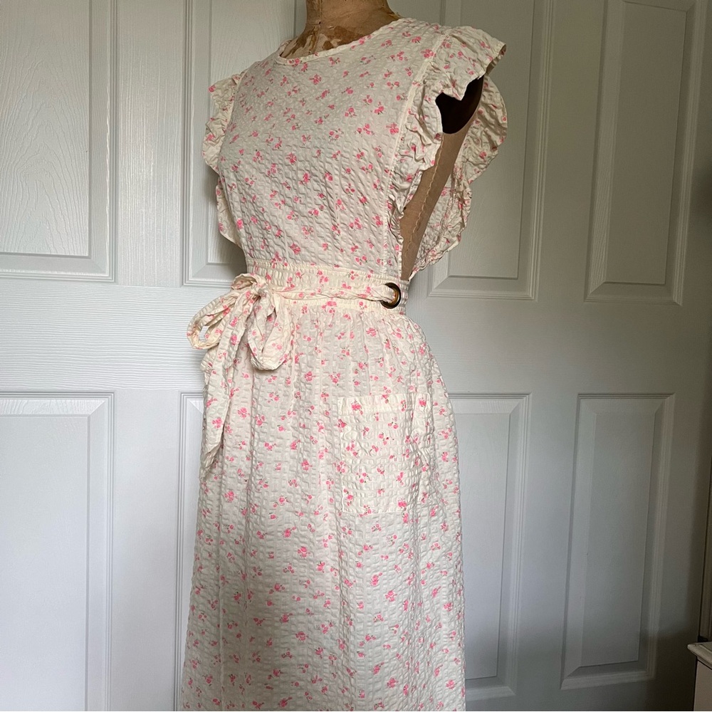 Vintage Floral Wrap Dress